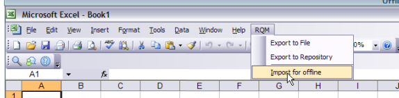 Importing into Excel