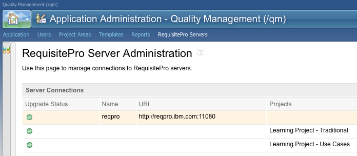 ReqPro Server Administration