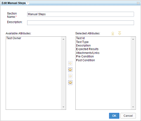 Add remove manual test script step attributes