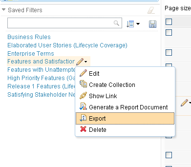 Export csv