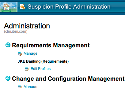 Suspicion Profile Administration