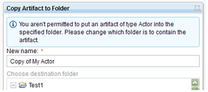 copy artifact to folder