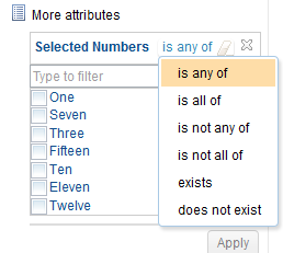 filter operators