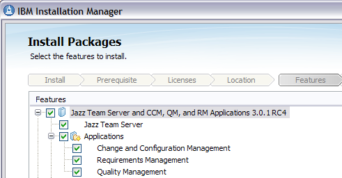 Installing the Jazz Team Server and CLM Applications