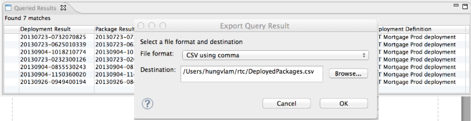 Export Packaging Results