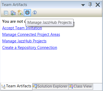 Manage JazzHub Projects