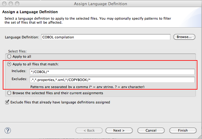 Assign Language Definition Enhancement