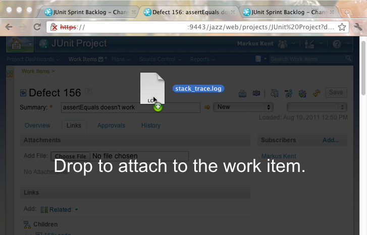 Attachments Drag&Drop