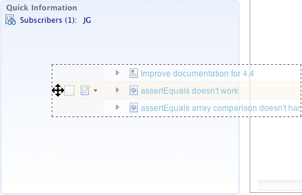 Quick Information Drag&Drop