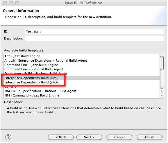 IBM i Build Definition