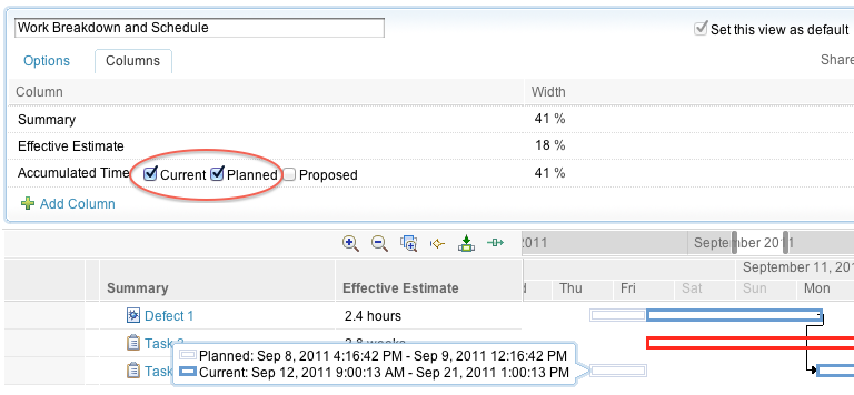 Gantt Chart View