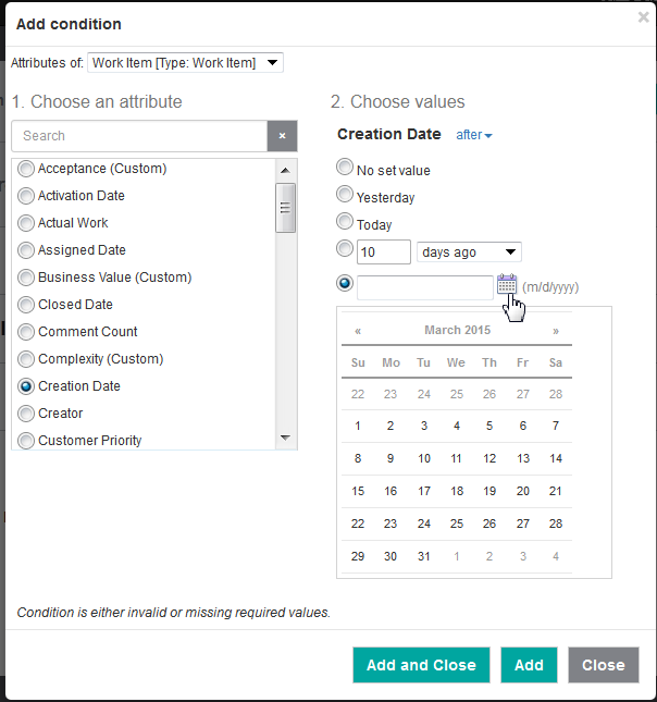 Jazz Reporting Service Report Builder - Add condition for creation date 3