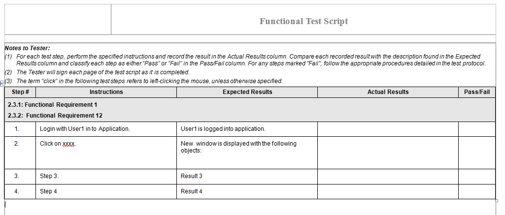 Screenshot of Format