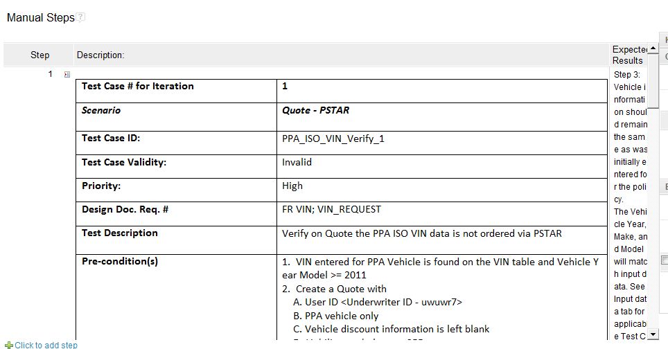 RQM Need an example of a Test Script imported from Excel 