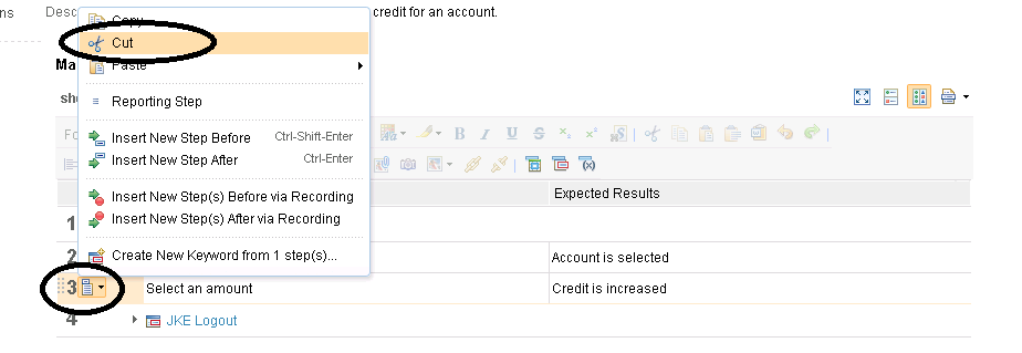 Removing a Script Step using 'Cut'