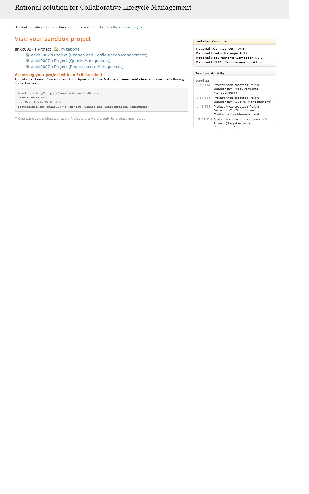 DOORS available in Installed products list but not available to perform hands-on activities.