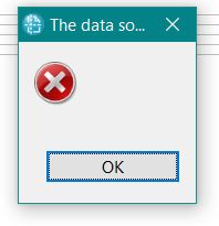 Error message