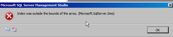 out of array bounds