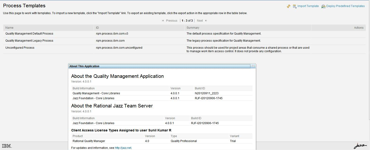 RQM v4001 Process Template