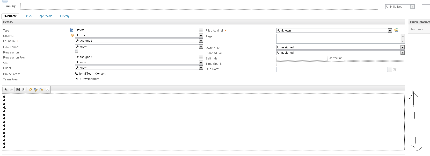 Descritption section in jazz.net Wi