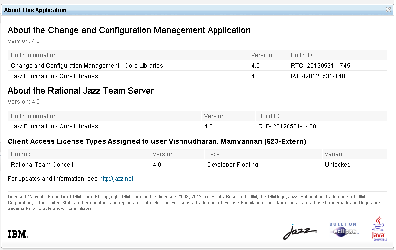 OUR rtc configuration