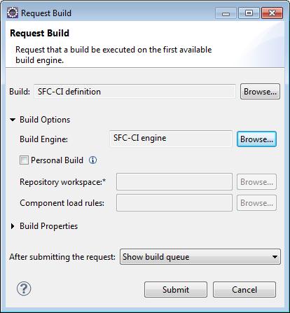 build request