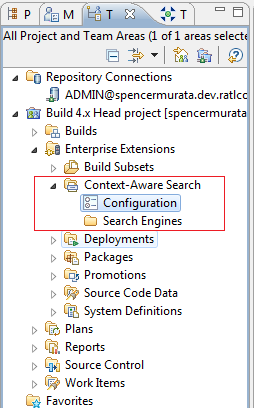 Context Aware Search Configuration