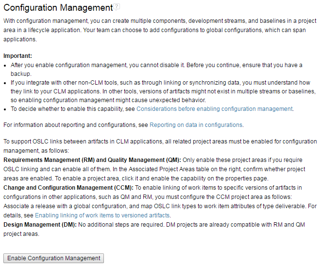 Configuration Management