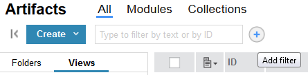 Create folder filtered view