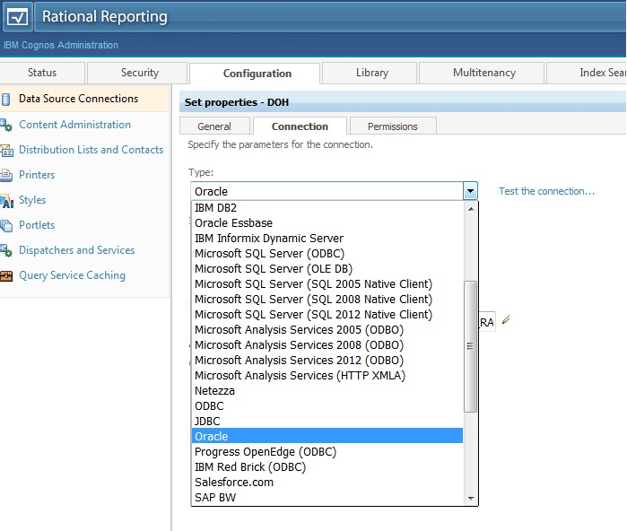 Oracle db connection