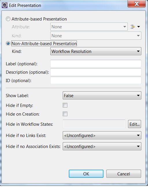 workflow resolution presentation definition