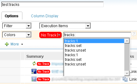 duplicate tracks: entries