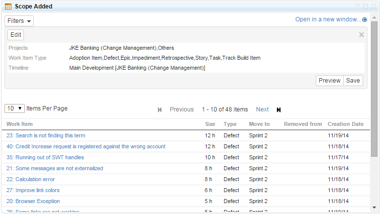 Keeping track of items added mid-iteration with the Scope Added report.