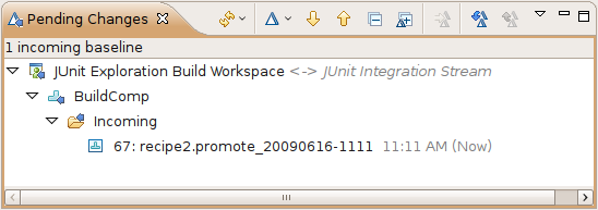 Promoted changes in the 'JUnit Integration Stream'