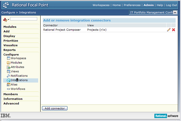 Create Integration connector