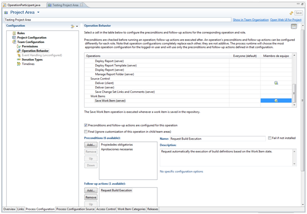 Figure 13.- Using the custom Follow-up action