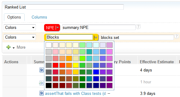 Easy to edit colorize rules