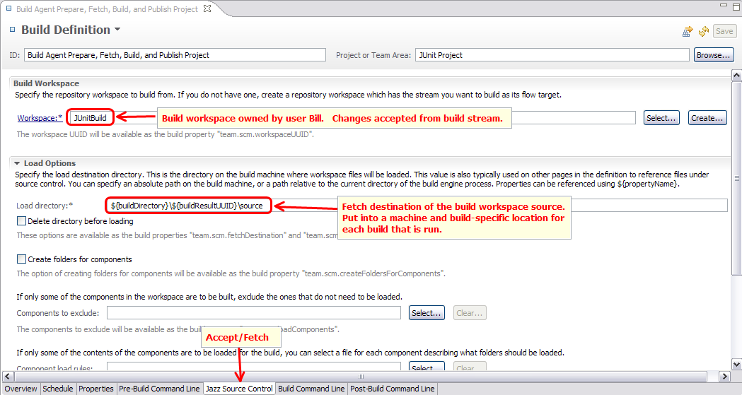 Build Agent Jazz Source Control Tab