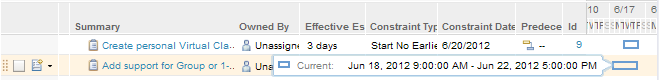 Schedule before dependency change