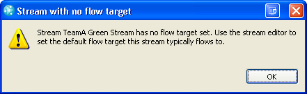 Prompt from 'Show' --> 'Pending Changes' action with no flow target.