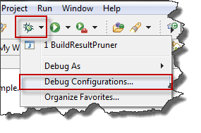 Create a debug configuration to run the code.