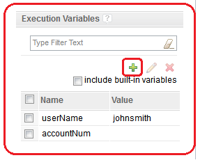 Execution Variables