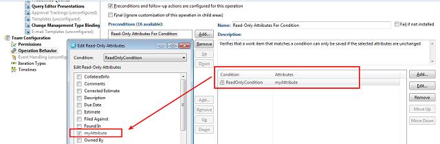 Activating the preconditon with condition