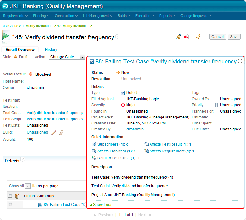 Change Request Preview