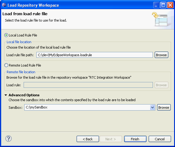 Picking the load          rule