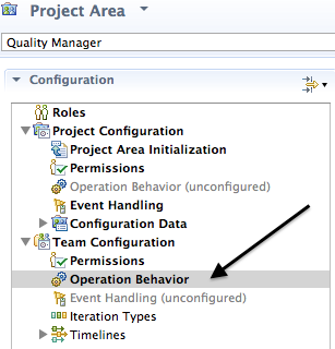 Select operation behavior