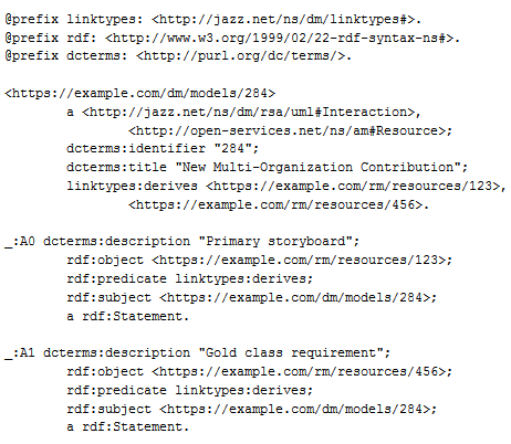 Figure 6. Abbreviated example of a RSADM resource.