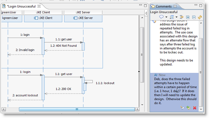 Adding comments in RSA