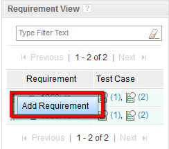 Right click and then click Add Requirement