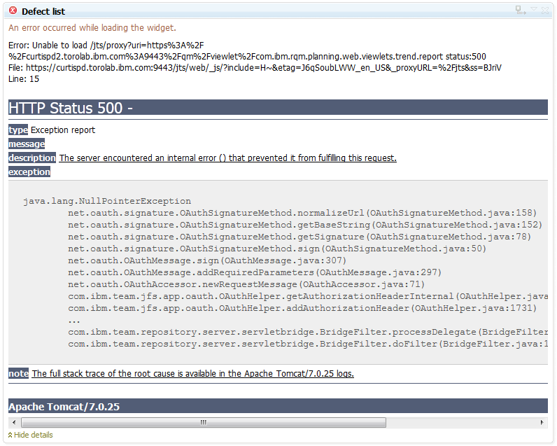 Error de dispositivo interno 500 causado por java.lang.nullpointerexception